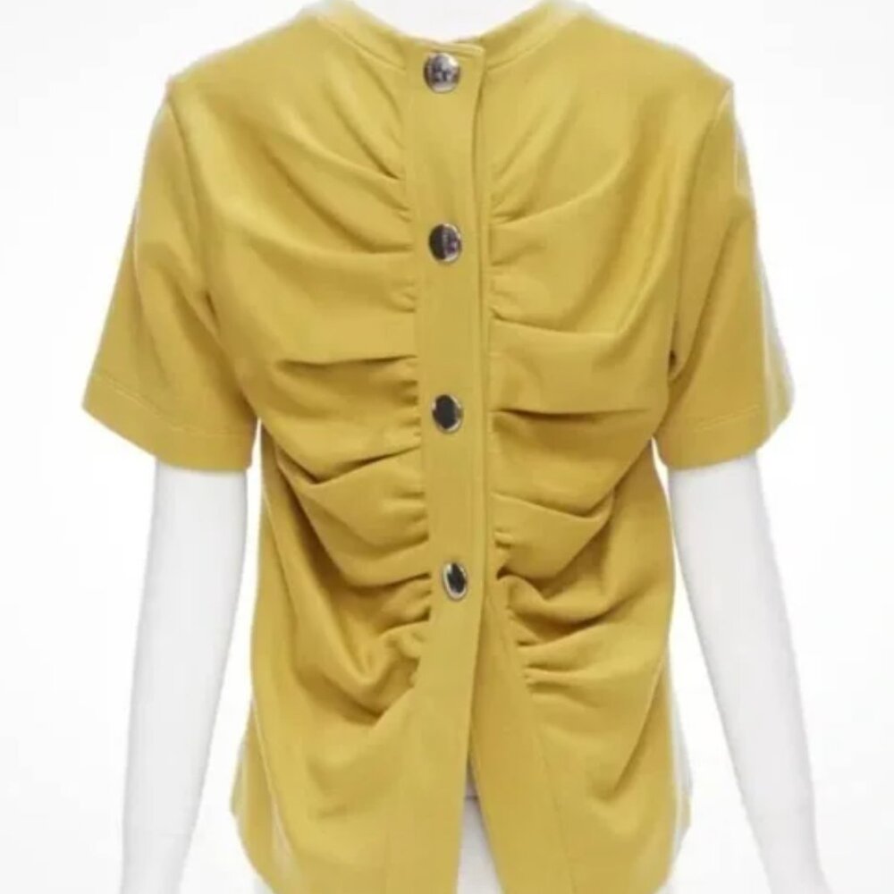 Marni Golden Yellow Short Sleeve Tee